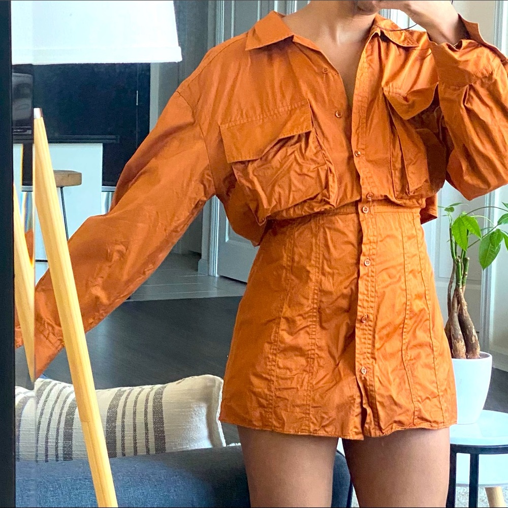 ❌SOLD❌ Zara Dress (Burnt Orange) only worn once